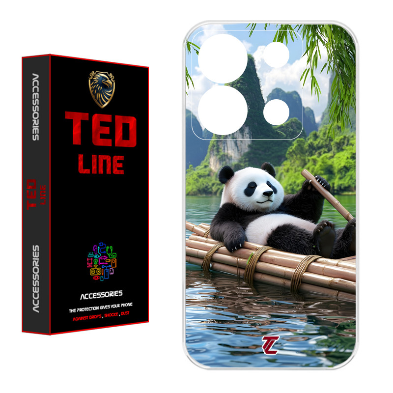 کاور تدلاین طرح پاندا کد 1162 مناسب برای گوشی موبایل شیائومی Redmi Note 13 Pro 5G / Poco X6