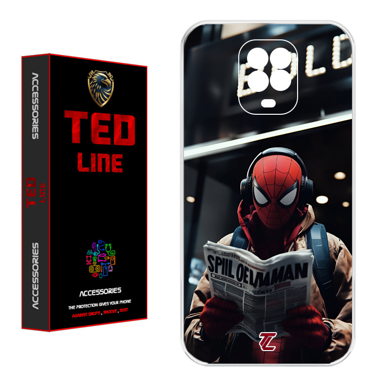 کاور تدلاین طرح مرد عنکبوتی کد 1155 مناسب برای گوشی موبایل شیائومی Redmi Note 9S / Note 9 Pro