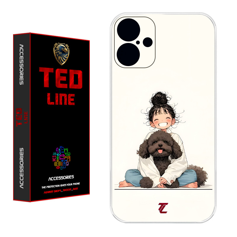 کاور تدلاین طرح سگ کد 1199 مناسب برای گوشی موبایل اپل Iphone 16