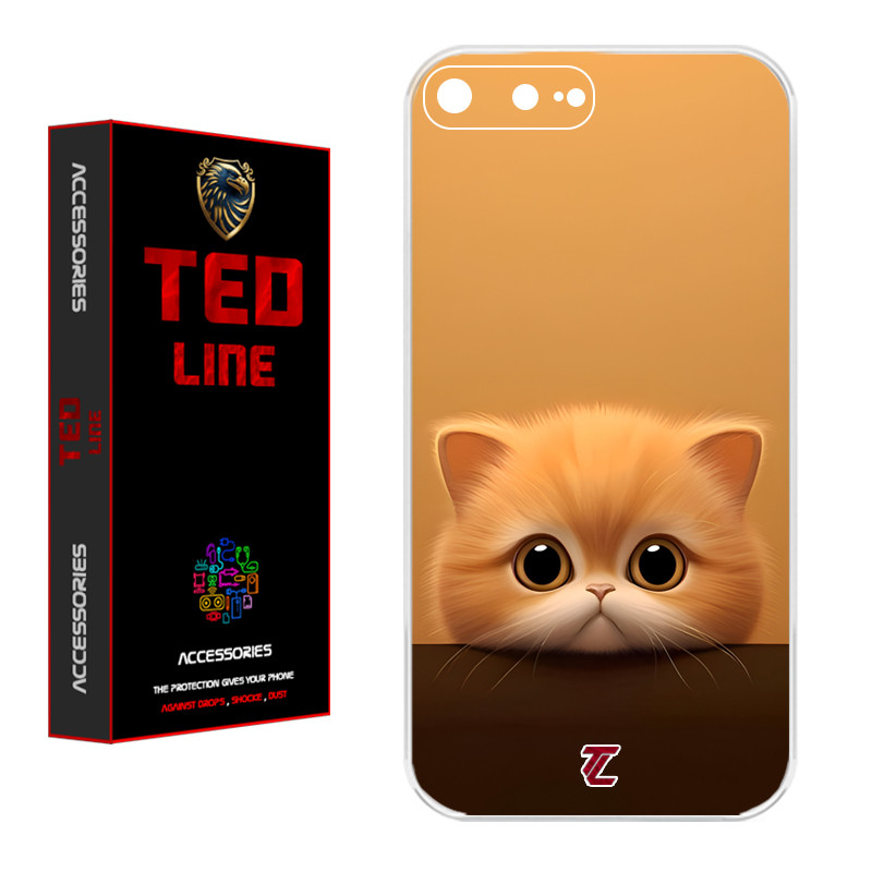 کاور تدلاین طرح گربه کد 1174 مناسب برای گوشی موبایل اپل Iphone 7 Plus / 8 Plus
