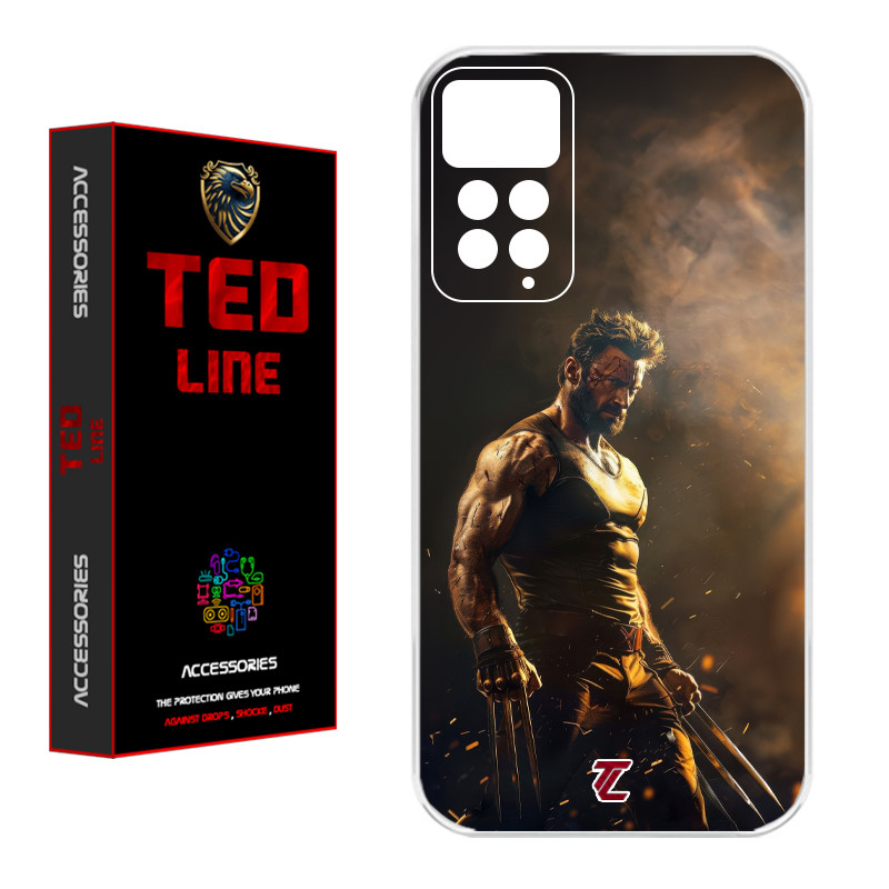 کاور تدلاین طرح ولورین کد 1204 مناسب برای گوشی موبایل شیائومی Redmi Note 11 Pro 4G / Note 12 Pro 4G