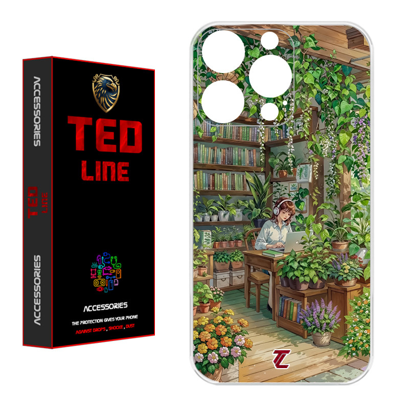کاور تدلاین طرح دختر کد 1231 مناسب برای گوشی موبایل اپل Iphone 15 Pro Max