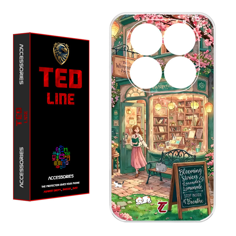 کاور تدلاین طرح دختر کد 1225 مناسب برای گوشی موبایل شیائومی Redmi Note 14 Pro Plus 5G