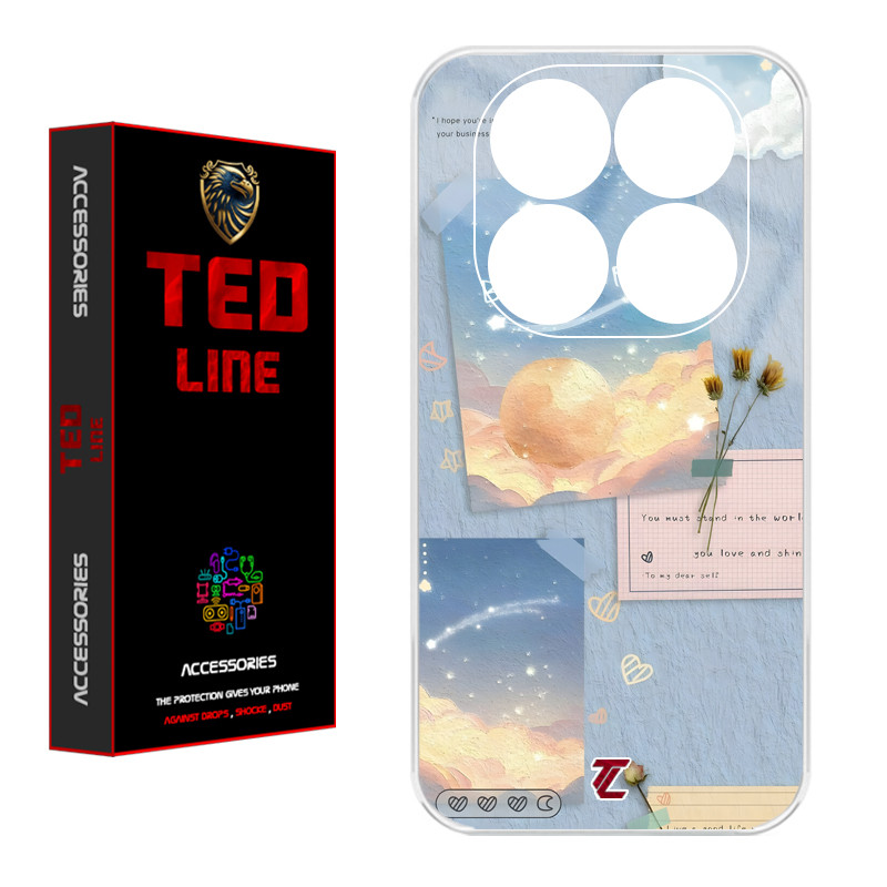 کاور تد لاین طرح کلاژ هنری کد 1127 مناسب برای گوشی موبایل شیائومی Redmi Note 14 Pro Plus 5G