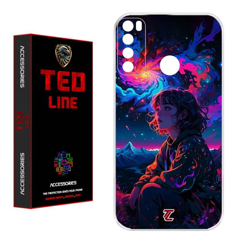 کاور تدلاین طرح دختر کد 1197 مناسب برای گوشی موبایل شیائومی Redmi Note 8