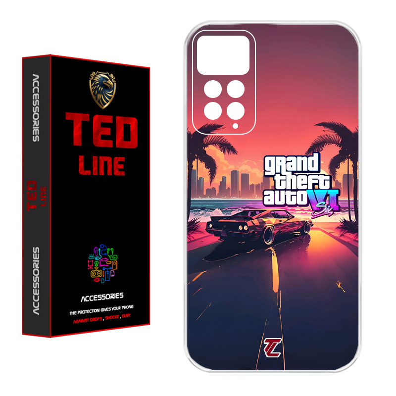 کاور تدلاین طرح جی تی ای 6 کد 1189 مناسب برای گوشی موبایل شیائومی Redmi Note 11 Pro 4G / Note 12 Pro 4G
