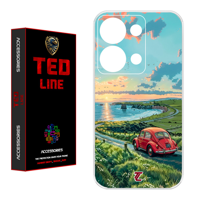 کاور تدلاین طرح ماشین فولکس کد 1169 مناسب برای گوشی موبایل شیائومی Redmi Note 13 Pro 4G / Poco M6 Pro