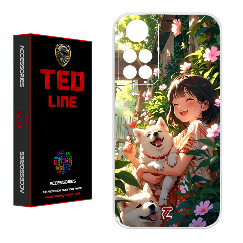 کاور تدلاین طرح سگ کد 1177 مناسب برای گوشی موبایل شیائومی Redmi Note 11 4G / Note 11S