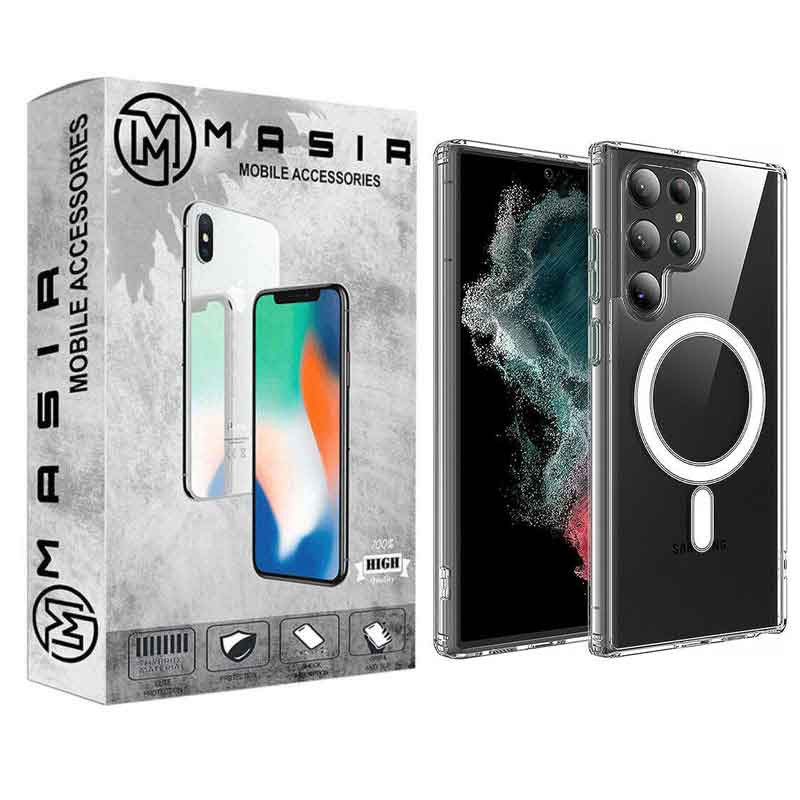 کاور مگ سیف مسیر مدل MGS-CL مناسب برای گوشی موبایل سامسونگ Galaxy S22 Ultra