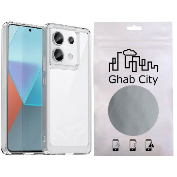 کاور شفاف قاب سیتی مدل اسپیس طرح Space مناسب  برای گوشی موبایل شیائومی Redmi Note 13 Pro 5G