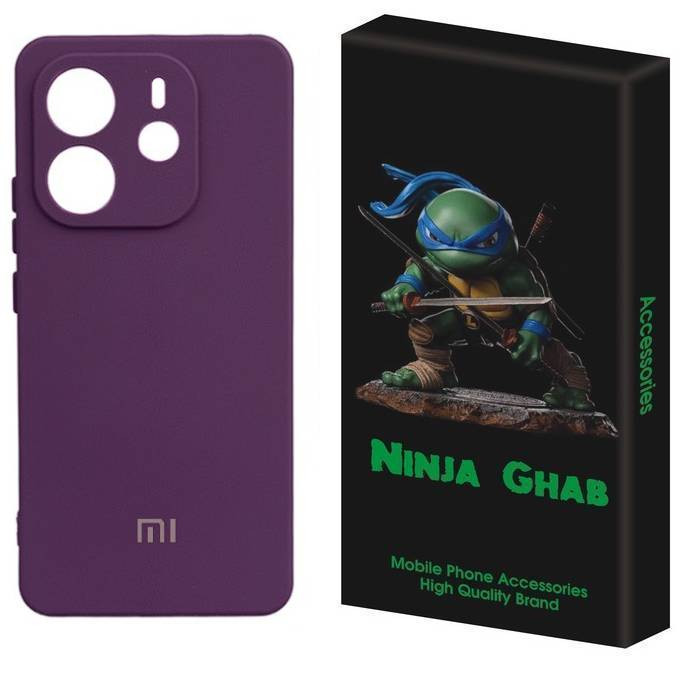 کاور نینجا قاب مدل سیلیکونی مناسب برای گوشی موبایل شیائومی Redmi Note 14 4G