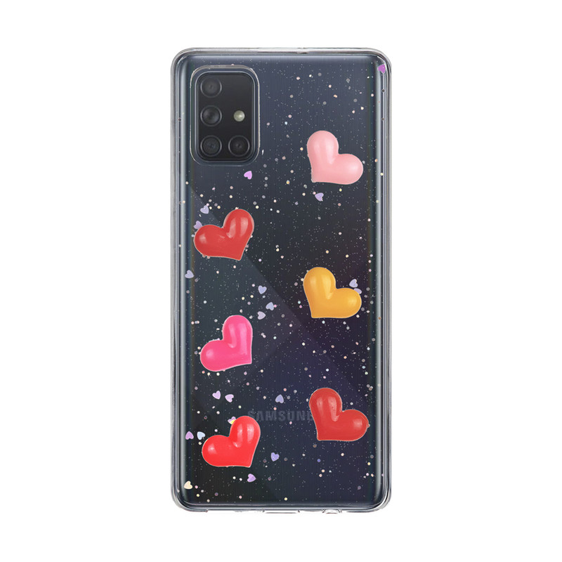 کاور دکین مدل FNY طرح قلب مناسب برای گوشی موبایل سامسونگ Galaxy A71