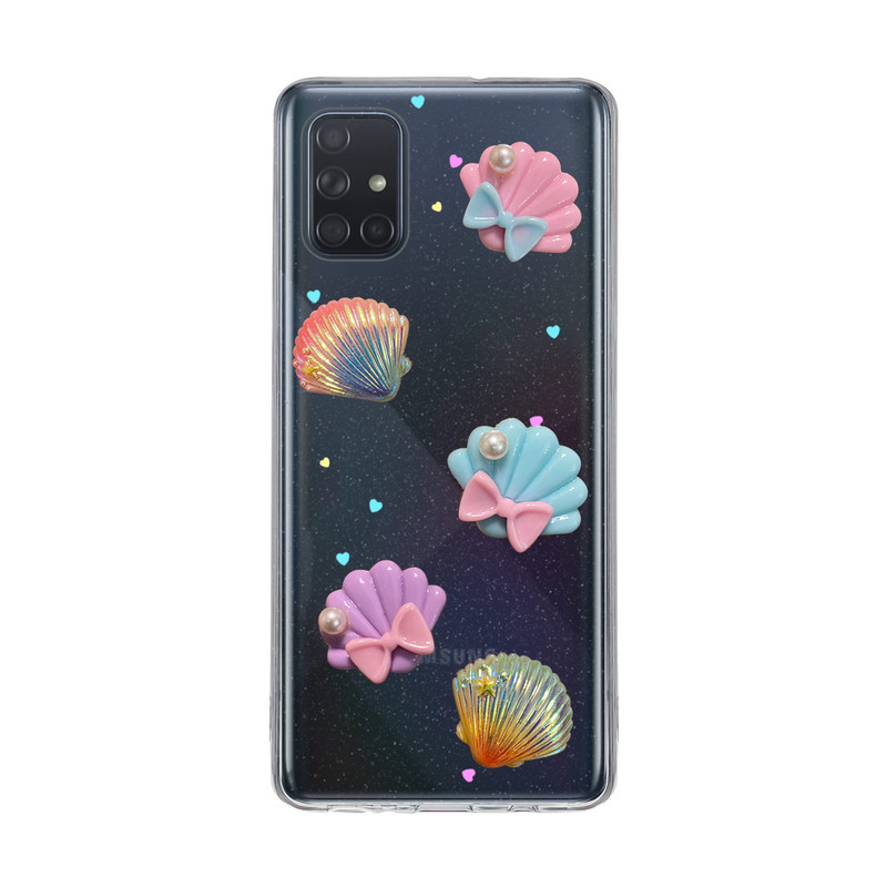 کاور دکین مدل Fanzy طرح صدف مناسب برای گوشی موبایل سامسونگ Galaxy A71