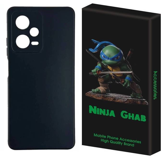 کاور نینجا قاب مدل سیلیکونی مناسب برای گوشی موبایل شیائومی Redmi Note 12 Pro 5G