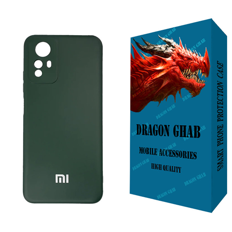 کاور دراگون قاب مدل سیلیکونی مناسب برای گوشی موبایل شیائومی Redmi Note 12S