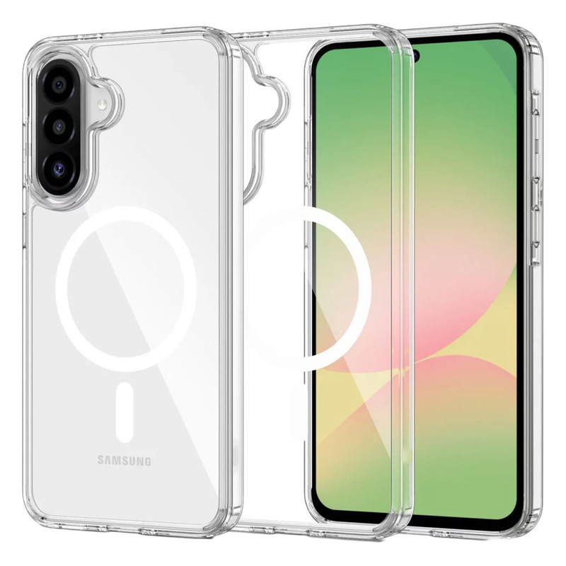 کاور مسیر مدل Clear Magnetic MGsafe مناسب برای گوشی موبایل سامسونگ Galaxy A26