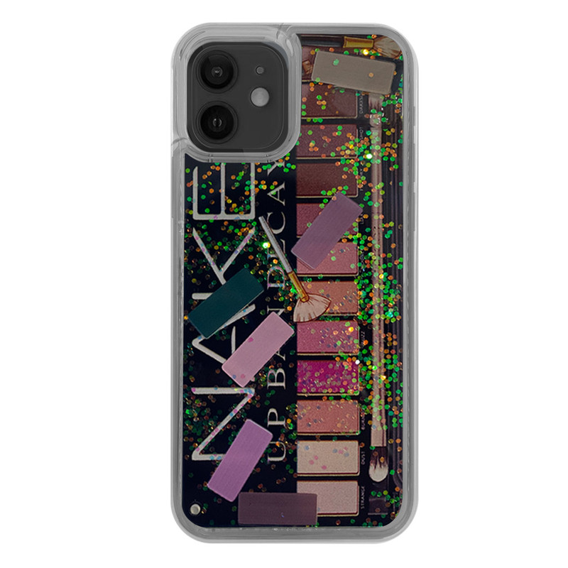 کاور دکین مدل آکواریومی طرح پالت مناسب برای گوشی موبایل اپل iPhone 12 mini
