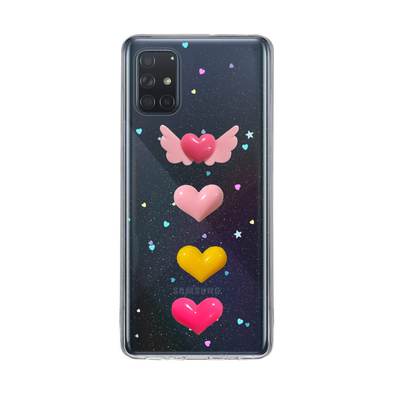 کاور دکین مدل Fanzy طرح بال فرشته مناسب برای گوشی موبایل سامسونگ Galaxy A71