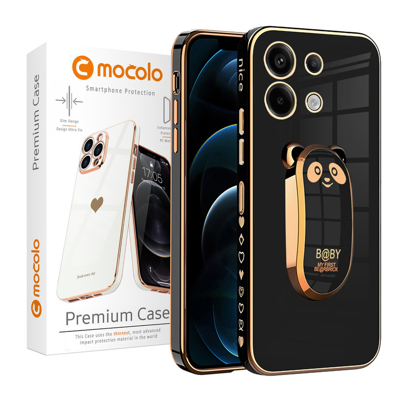 کاور موکولو مدل Baby مناسب برای گوشی موبایل شیائومی Redmi Note 13 Pro 4G / Poco M6 Pro 4G به همراه پایه نگهدارنده