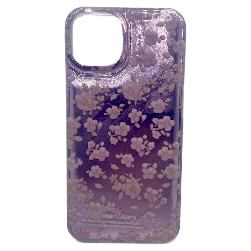 کاور کد 17 طرح شکوفه گل ریز مناسب برای گوشی موبایل اپل  Iphone 13
