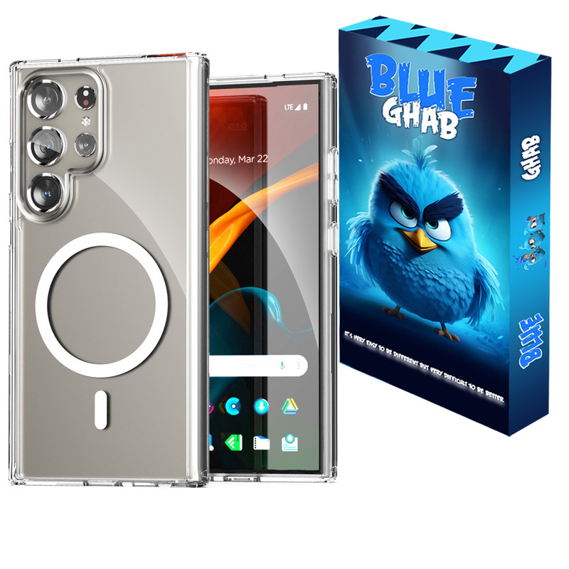 کاور بلو قاب مدل مگ سیف کد 01 مناسب برای گوشی موبایل سامسونگ Galaxy S22 Ultra