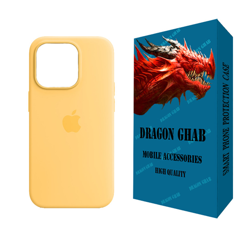 کاور دراگون قاب مدل سیلیکونی طرح SLB مناسب برای گوشی موبایل اپل iPhone 14 Pro Max