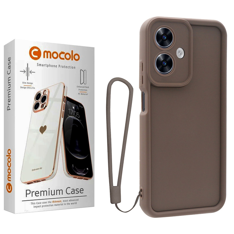 کاور موکولو مدل Silicone Puffer Strap مناسب برای گوشی موبایل موتورولا Moto G14 به همراه بند