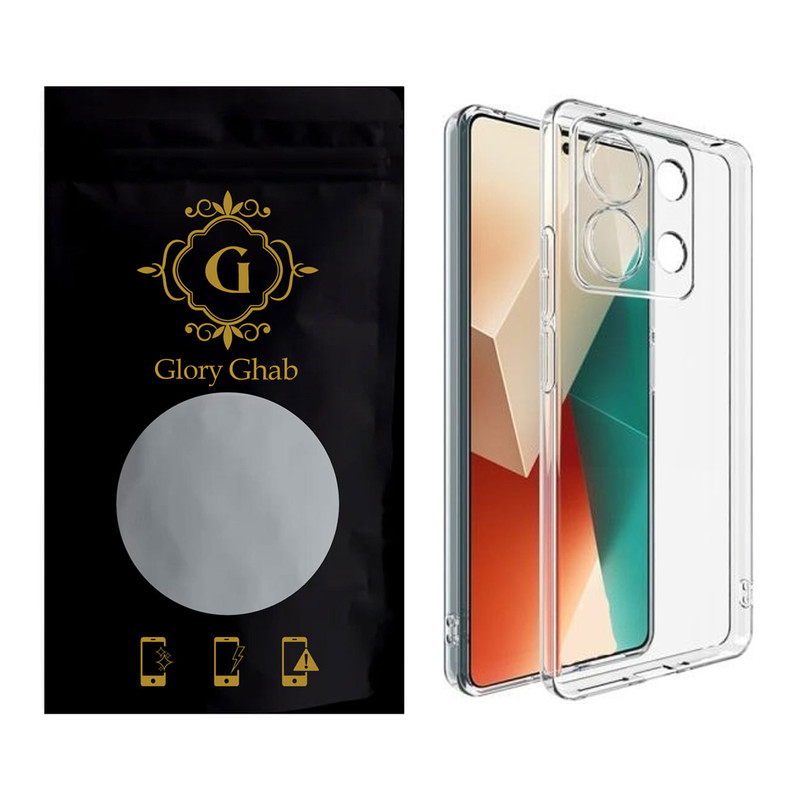 کاور گلوری قاب مدل شفاف SPACE مناسب برای گوشی موبایل شیائومی Redmi 15C