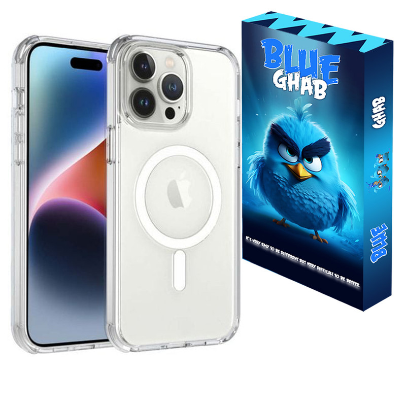 کاور بلو قاب مدل مگ سیف کد 01 مناسب برای گوشی موبایل اپل iPhone 15 Pro