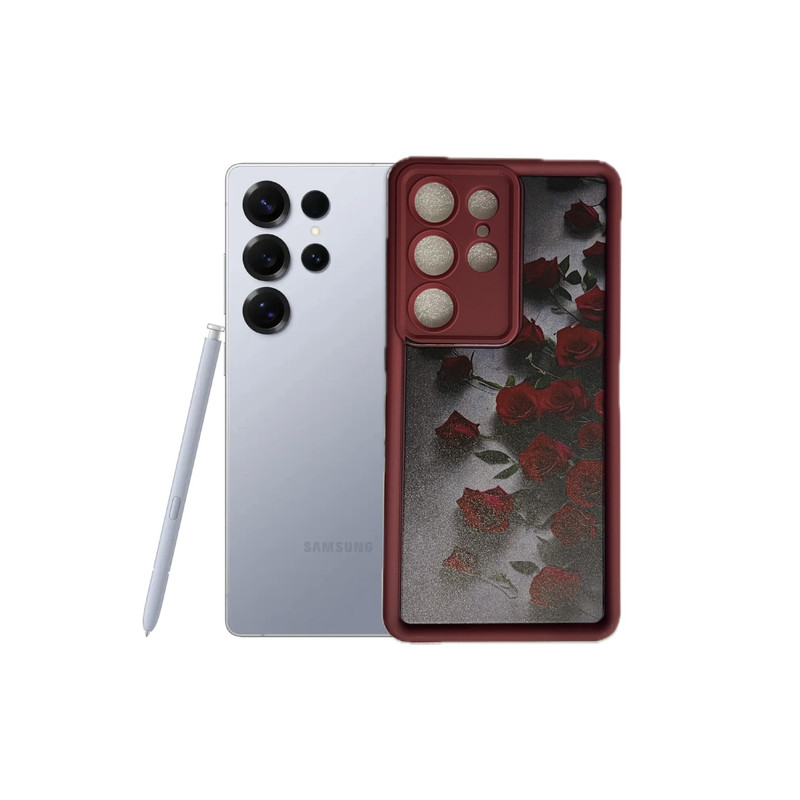 کاور طرح رز مناسب برای گوشی موبایل سامسونگ Galaxy S25 Ultra