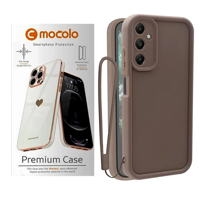 کاور موکولو مدل Silicone Puffer Strap مناسب برای گوشی موبایل سامسونگ Galaxy A55 به همراه بند آویز