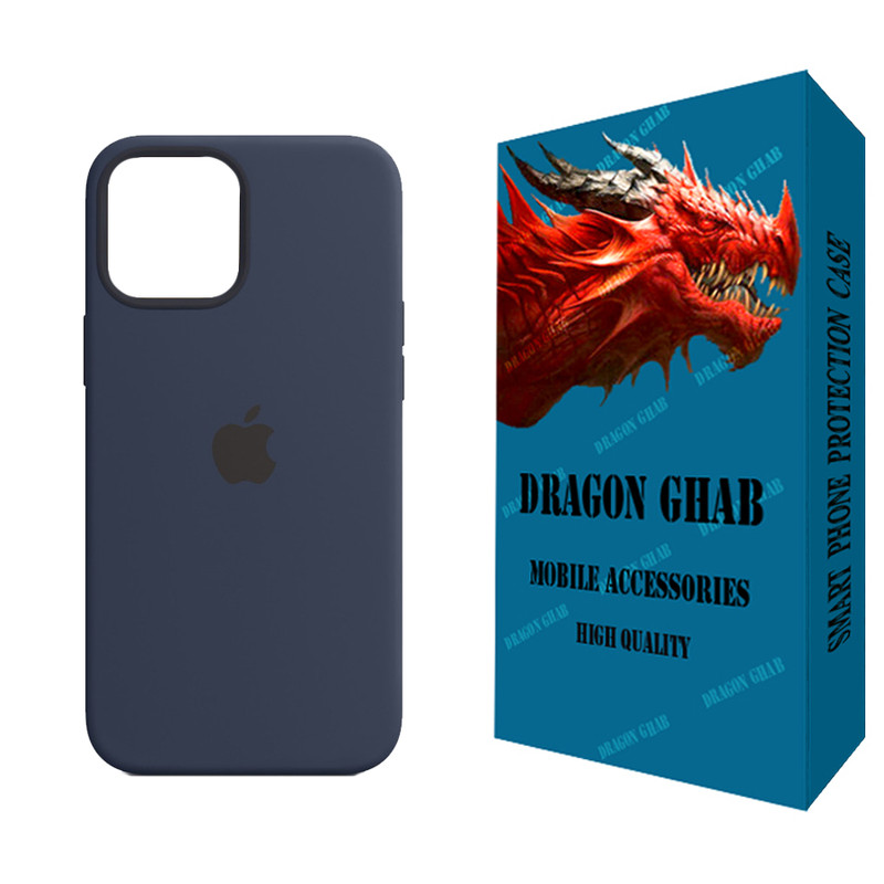 کاور دراگون قاب مدل سیلیکونی طرح SLB مناسب برای گوشی موبایل اپل iPhone 12 Pro Max