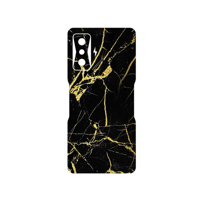 برچسب پوششی ماهوت مدل Graphite_Gold_Marble مناسب برای گوشی موبایل شیائومی Redmi K50 Gaming