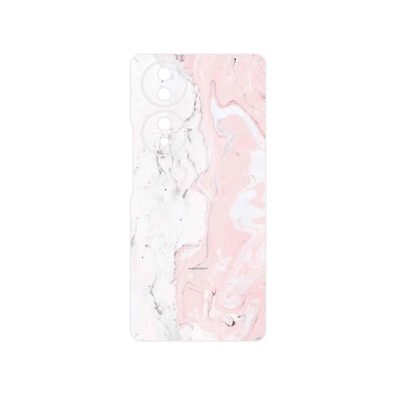 برچسب پوششی ماهوت مدل Blanco_Pink_Marble مناسب برای گوشی موبایل آنر 70