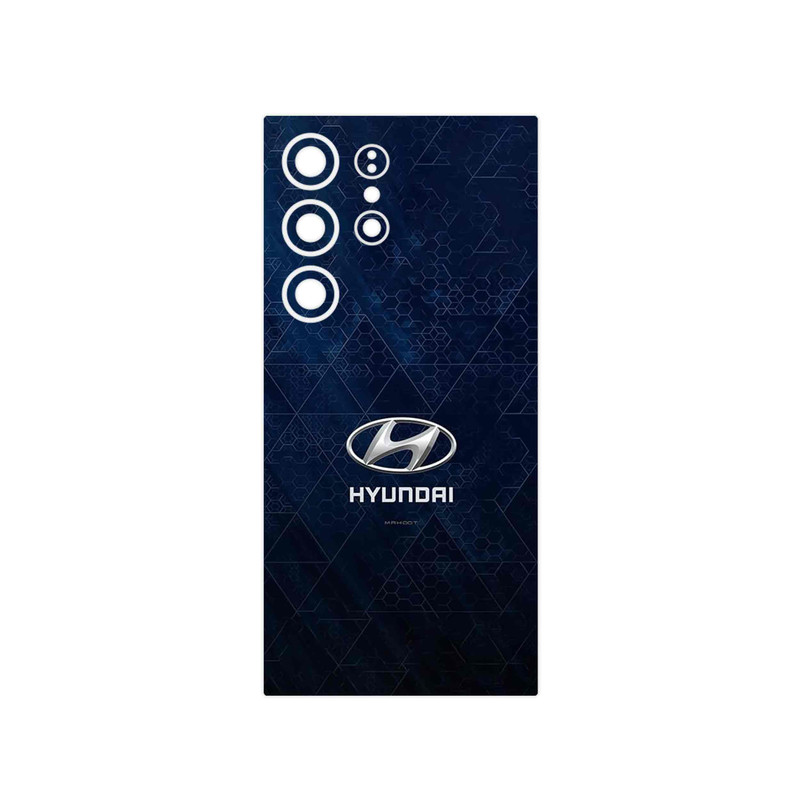 برچسب پوششی ماهوت مدل Hyundai_Logo مناسب برای گوشی موبایل سامسونگ Galaxy S24 Ultra