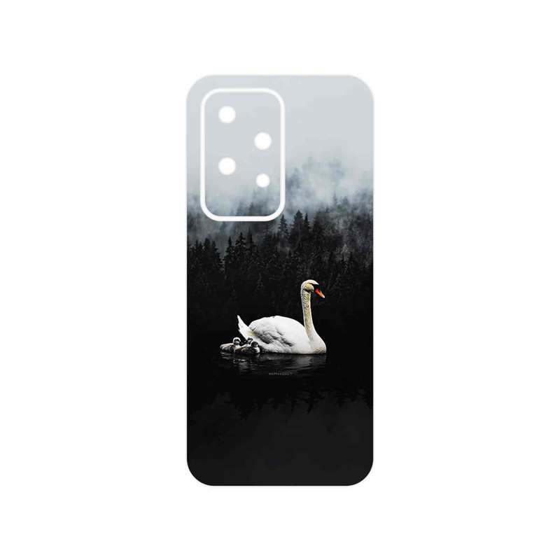 برچسب پوششی ماهوت مدل Swan_Lake مناسب برای گوشی موبایل آنر 200 Lite