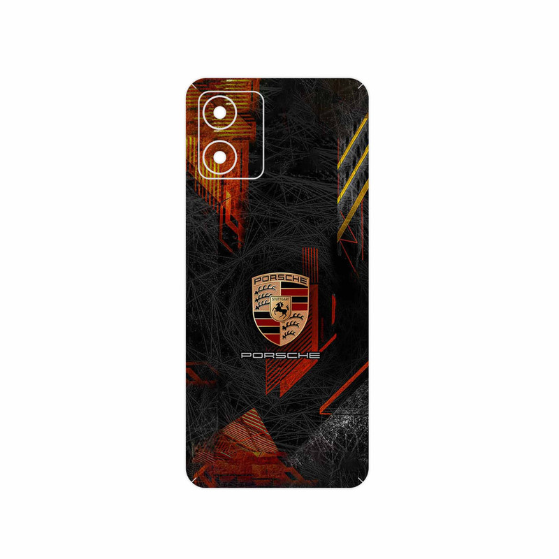 برچسب پوششی ماهوت مدل Porsche_Logo مناسب برای گوشی موبایل موتورولا Moto E13