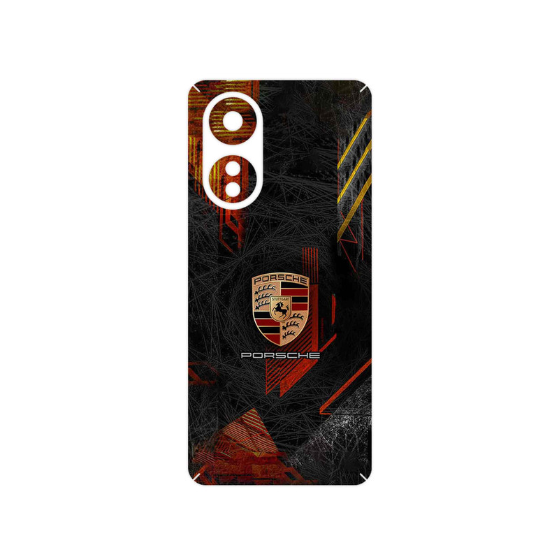 برچسب پوششی ماهوت مدل Porsche_Logo مناسب برای گوشی موبایل اپو A58 4G