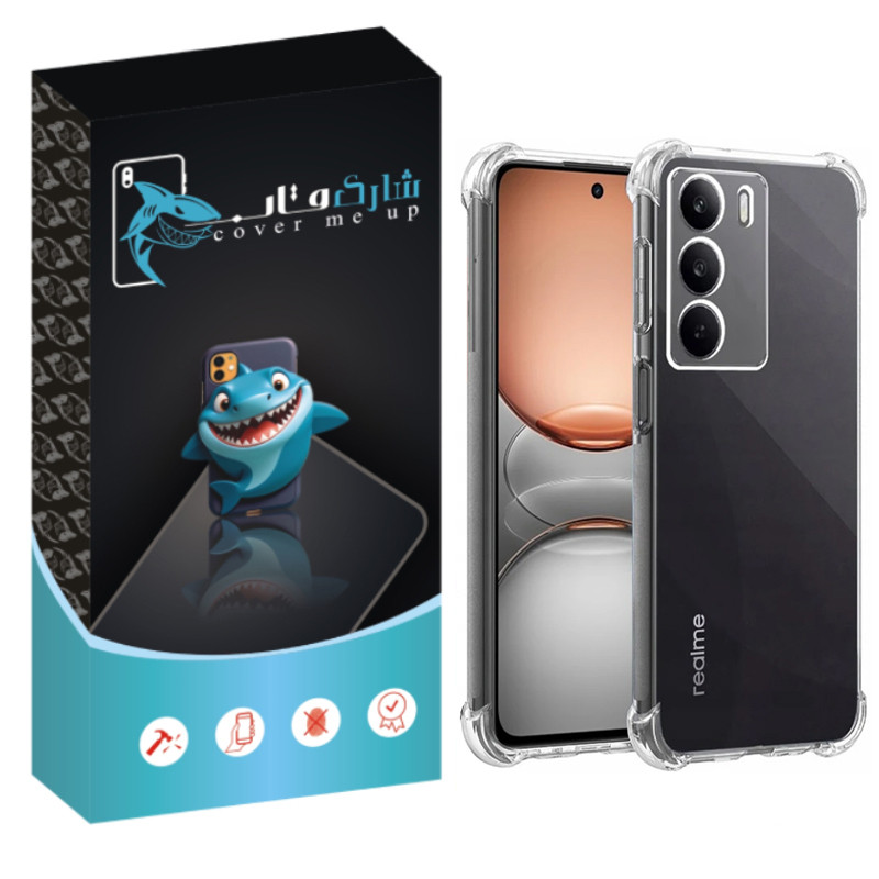 کاور شارک قاب مدل Crystal مناسب برای گوشی موبایل ریلمی  C71