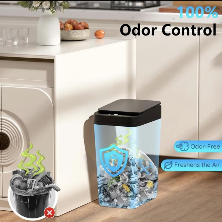 سطل زباله لمسی هوشمند مدل Touchless گنجایش ۱۱.۵ لیتر