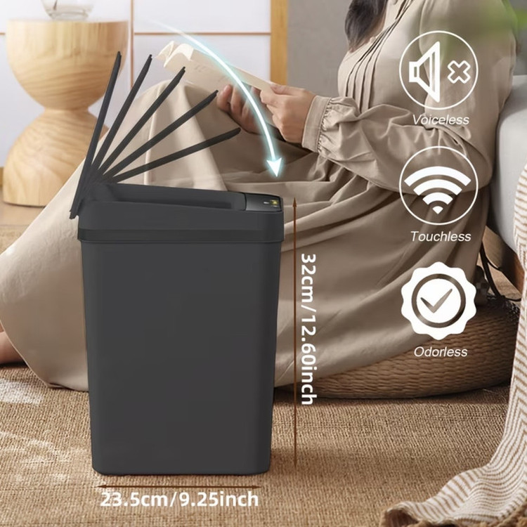 سطل زباله لمسی هوشمند مدل Touchless گنجایش ۱۱.۵ لیتر
