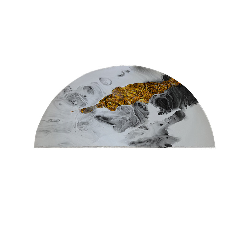 پادری مدل نیم دایره طرح سنگ کد 8630 سایز 90×45 سانتی متر