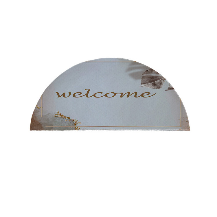 پادری مدل نیم دایره طرح Welcome کد 8656 سایز 90×45 سانتی متر