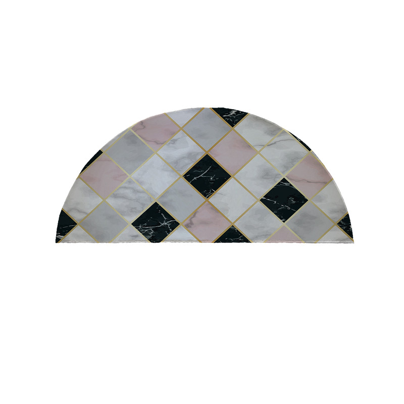 پادری مدل نیم دایره طرح کلاسیک کد 8632 سایز 90×45 سانتی متر