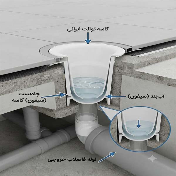 چاه بست مدل WC500 بسته 14 عددی
