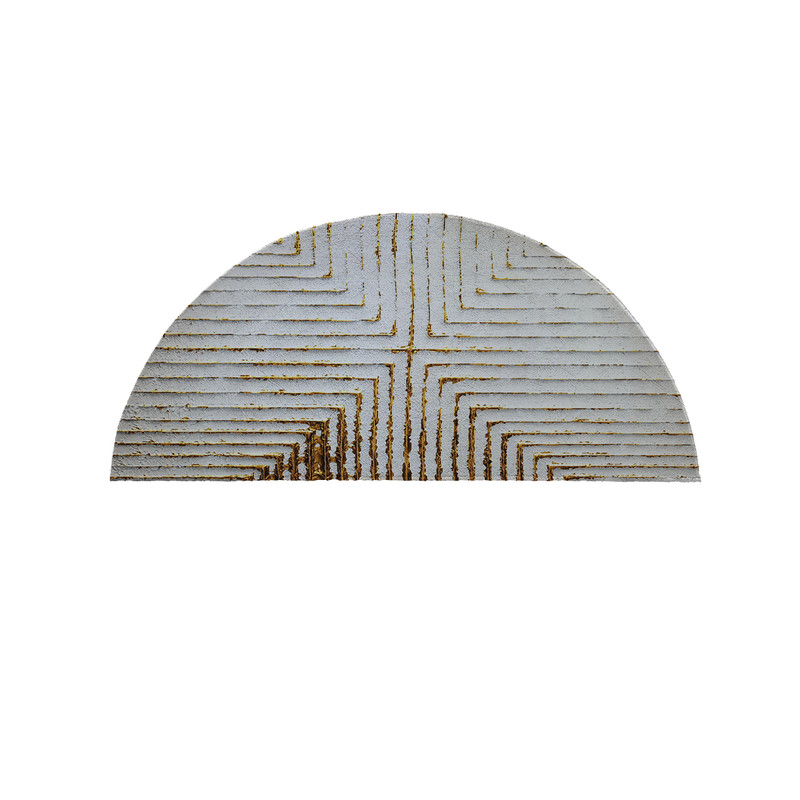 پادری مدل نیم دایره طرح  مدرن کد 8898 سایز 90×45 سانتی متر