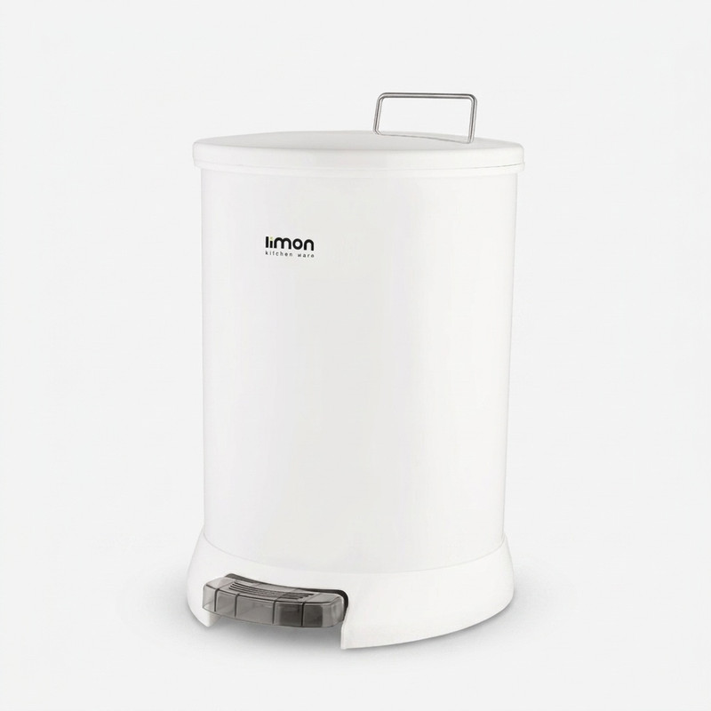 سطل زباله پدالی لیمون مدل گرد کد DH1166