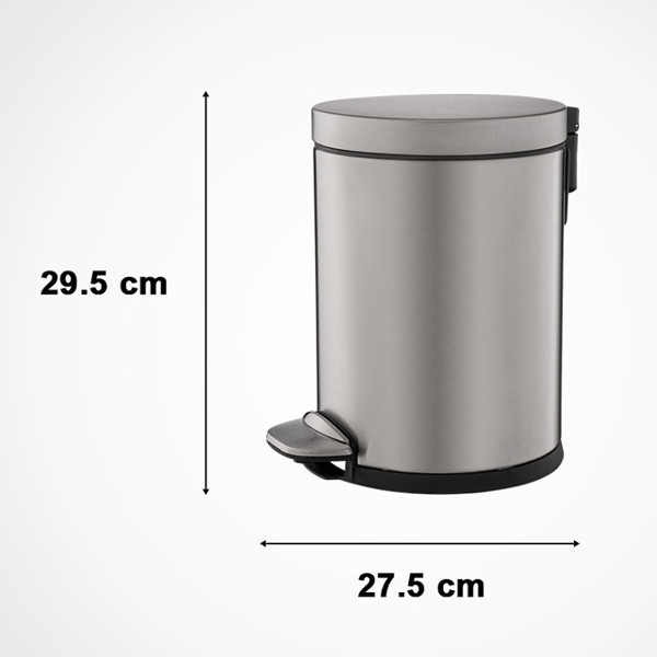 سطل زباله پدالی لیمون کد DH2117 گنجایش 5 لیتر