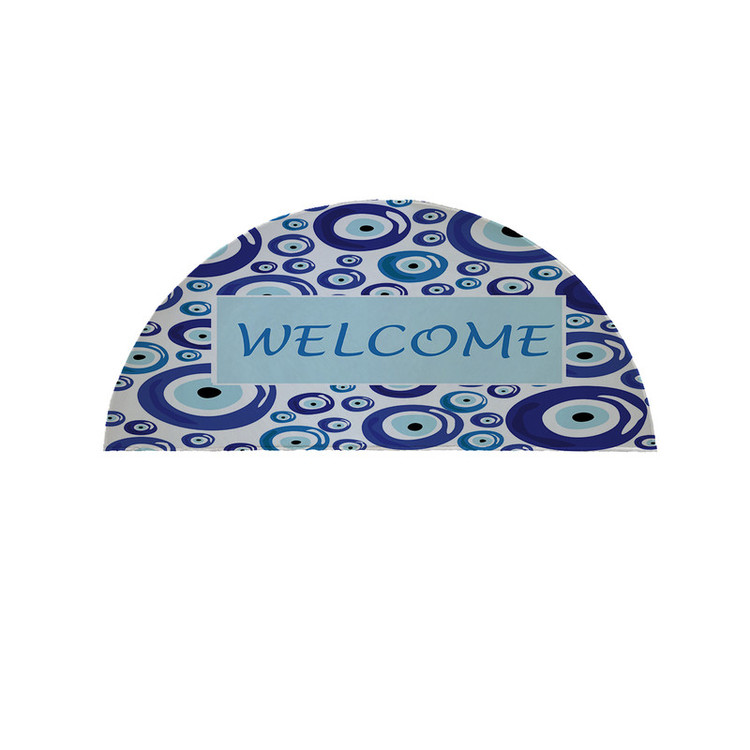پادری مدل نیم دایره طرح Welcome کد 9326 سایز 90×45 سانتی متر