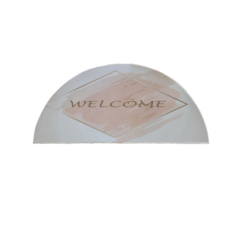 پادری مدل نیم دایره طرح Welcome کد 8704 سایز 90×45 سانتی متر